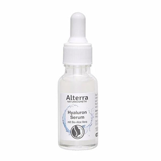 Alterra Hyaluron Serum Bio Aloe Vera 18ml - Natural Hydrating Serum for Sensitive Skin