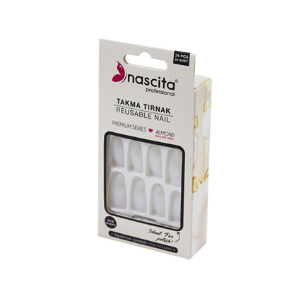 Nascita Hologram Artificial Nails: 24 Reusable Press On Fake Nails for Easy, Glamorous Nail Enhancements