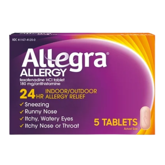 Allegra Allergy Fexofenadine 180 mg Tablets (5 ct)