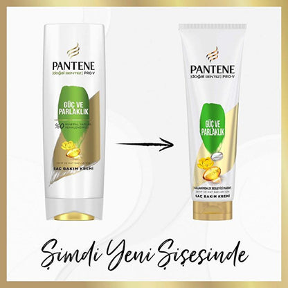 Pantene Doğal Sentez Hair Care Cream for Weak & Lifeless Hair - Nourishing, Strengthening & Shine - 9.30 fl oz