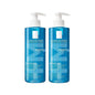 La Roche Posay Effaclar Gel Facial Cleansing Gel 400ml x2 - Gentle, Dermatologically Tested Cleanser for Acne Prone Skin