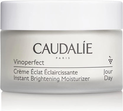 Caudalie Vinoperfect Instant Brightening Moisturizing Day Cream - Dark Spot Corrector, Hydrating Skincare for Uneven Skin Tone