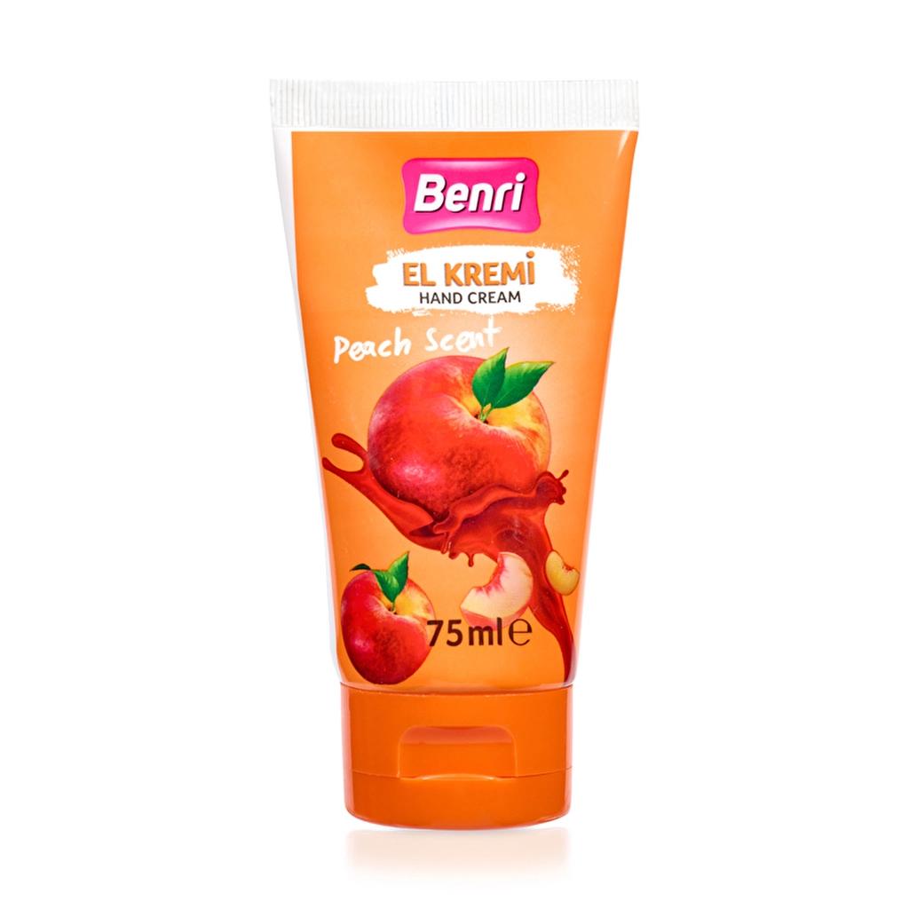 Benri Peach Scented Hand Cream Hydrating & Softening 75 ml