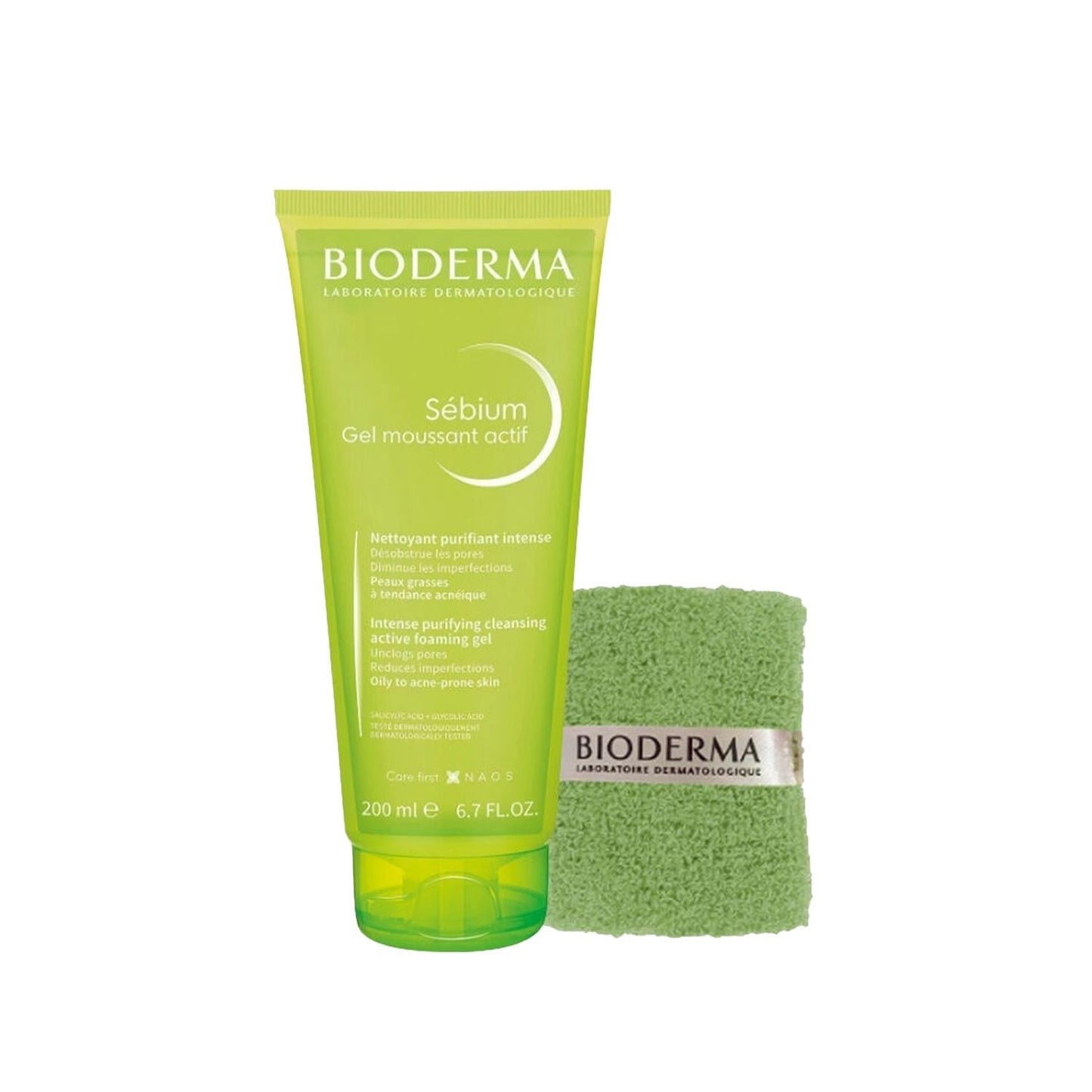 Bioderma Sebium Foaming Gel 200ml - Gentle Facial Cleanser for Acne-Prone & Sensitive Skin