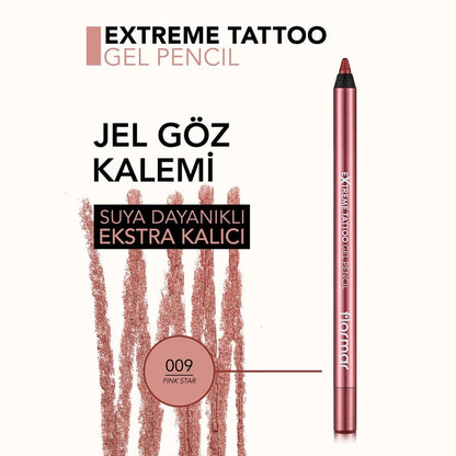 Flormar Extreme Tattoo Gel Eyeliner in 009 Pink Star