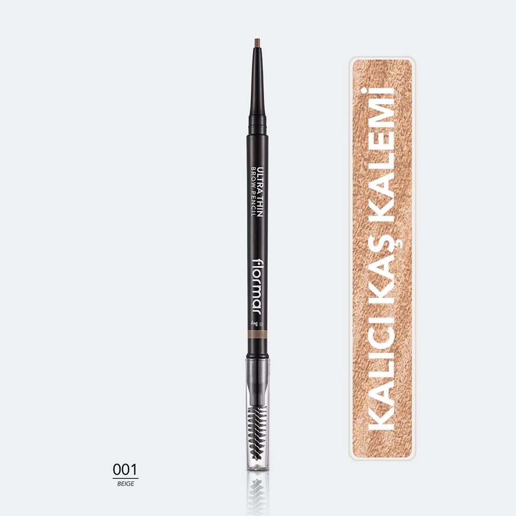 Flormar Ultra Thin Brow Pencil 001 Beige 0.09g