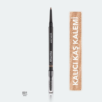 Flormar Ultra Thin Brow Pencil 001 Beige 0.09g