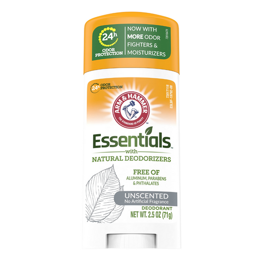 Arm & Hammer Essentials Deodorant Unscented (2.5 oz)