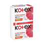 Kotex Sanitary Pads - Ultra Double Normal 12 Pack, Comfortable Menstrual Hygiene Products with Leak Protection