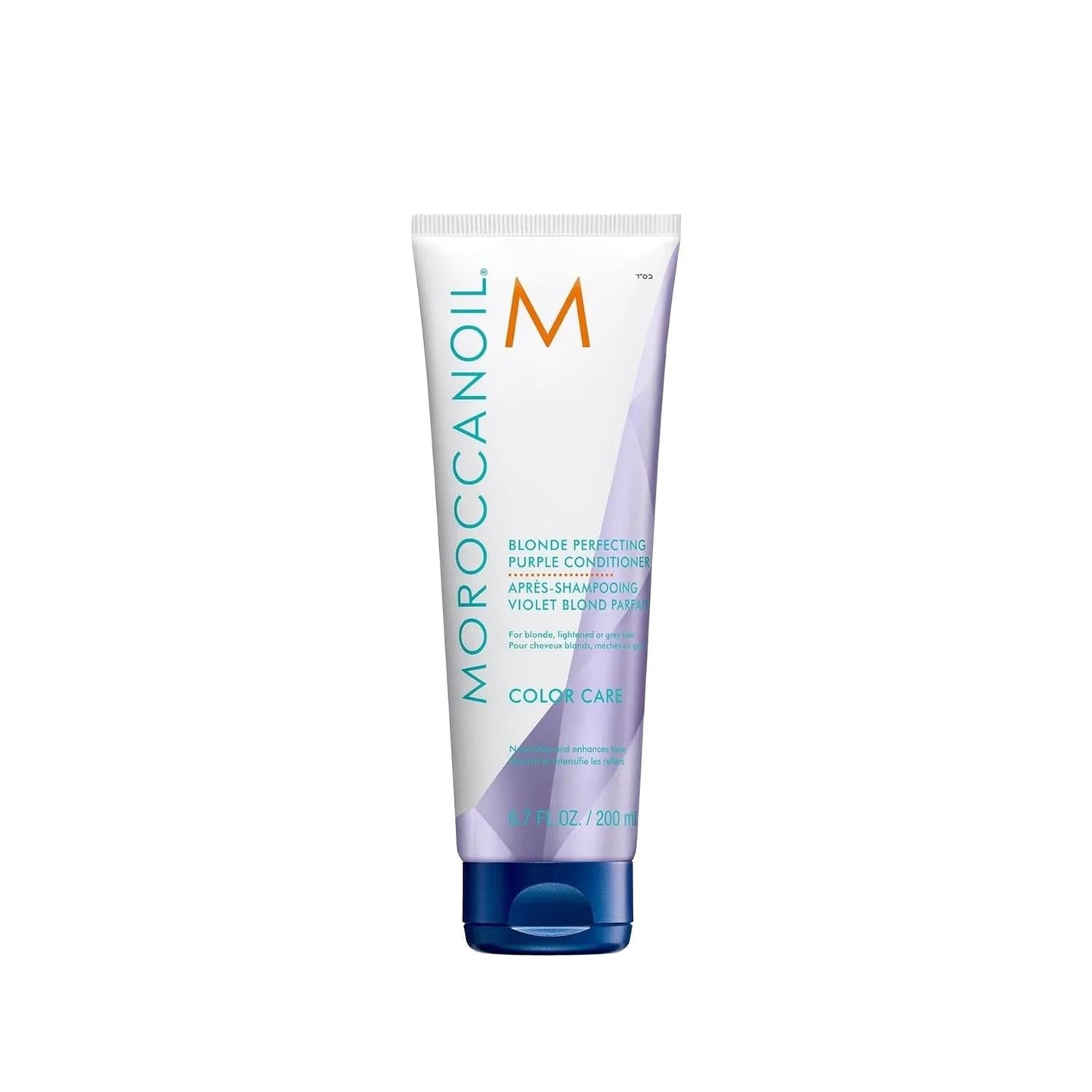 Moroccanoil Blonde Perfecting Purple Hair Conditioner: Tone Brassy Hair, Maintain Cool Blonde, Color Care - 6.76 fl oz