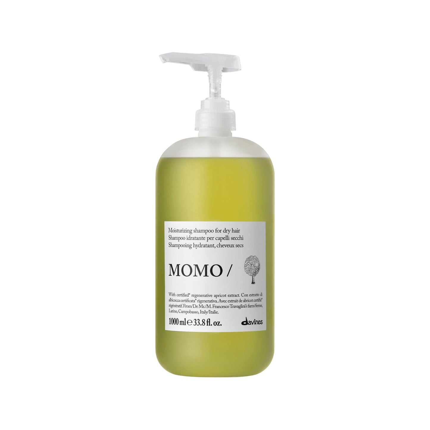 Davines Momo Moisturizing Shampoo for Dry Hair 1000 ml
