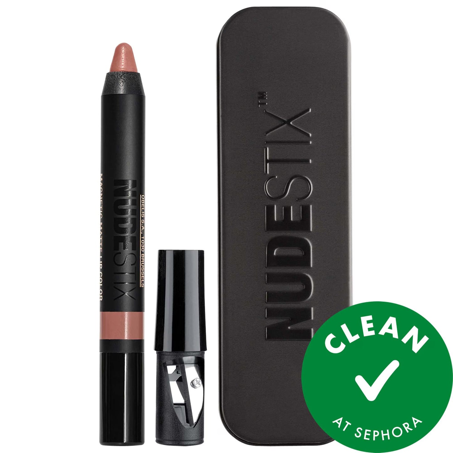 Nudestix Intense Matte Lip + Cheek Pencil: 3-in-1 Long-Lasting, Non-Drying Color - Clean Beauty for Lips & Cheeks.
