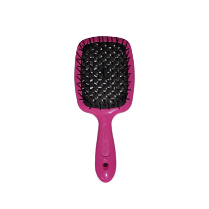 Janeke Superbrush Detangling Hairbrush Pink & Black