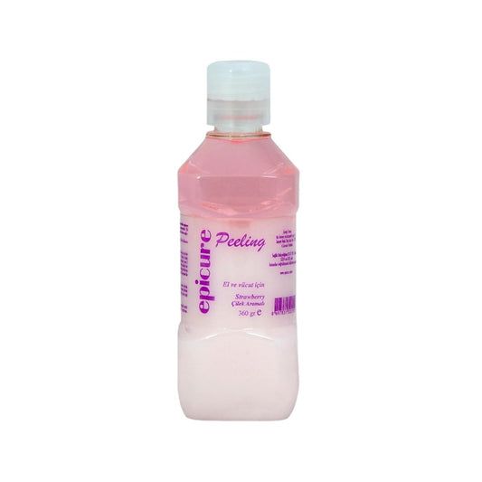 Epicure Strawberry Flavored Exfoliating Body Scrub - 360g - Gentle Skincare for Smooth Skin
