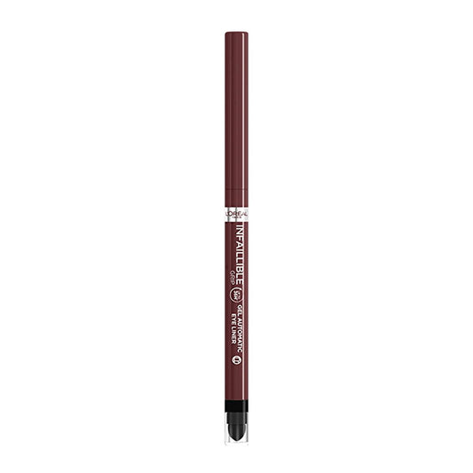 L'Oreal Paris Infallible Eyeliner: 36H Velvet Bordeaux - Smudge-Proof, Waterproof, Automatic Eyeliner for Smoky Eyes & Precise Definition