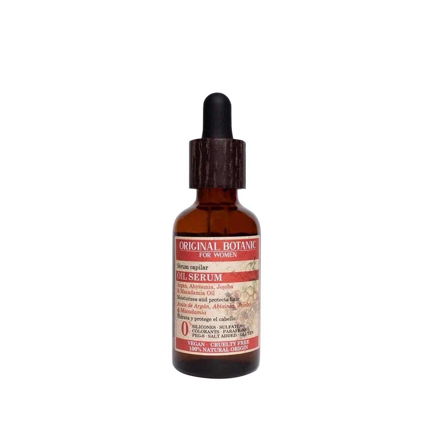 ORIGINAL BOTANIC Vegan Hair Care Serum - Nourishing & Repairing Oil Serum for Women, 50ml