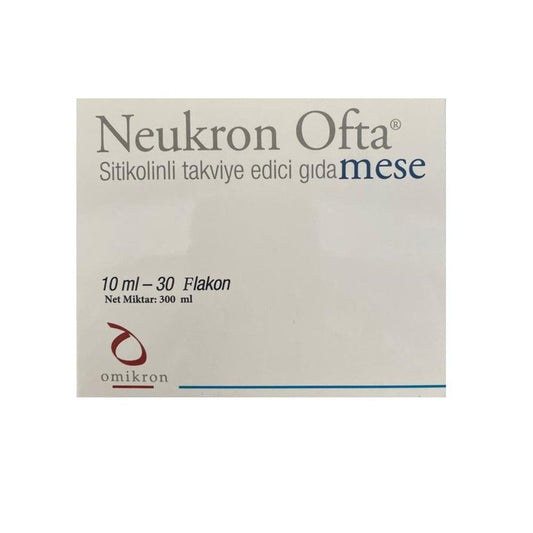 Neukron Citicoline Oral Solution Supplement - 30 x 10ml Vials, Brain Health & Cognitive Support