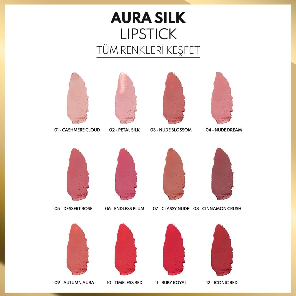 Note Cosme Aura Silk Lipstick in 09 Autumn Aura
