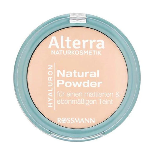 Alterra Makeup Powder - Natural Matte Finish with Hyaluronic Acid & Organic Hemp Seed Oil