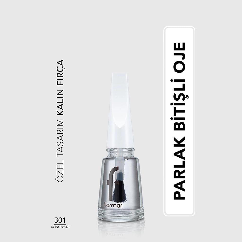 Flormar Nail Enamel High-Pigment Glass Effect Nail Polish 301 8ml