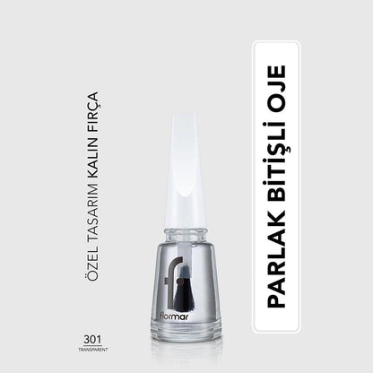 Flormar Nail Enamel High-Pigment Glass Effect Nail Polish 301 8ml