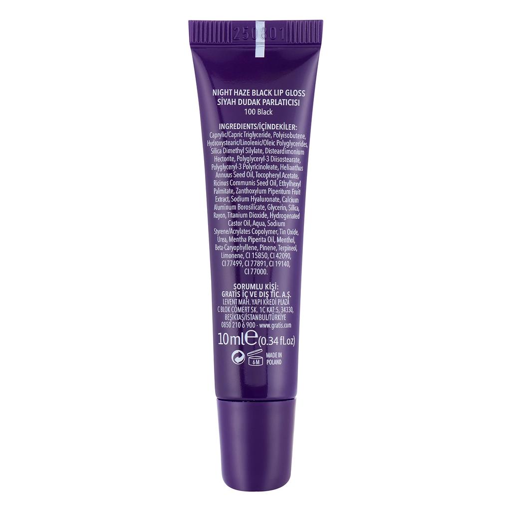 LYKD Night Haze Lip Gloss in 100 Black 4.5ml