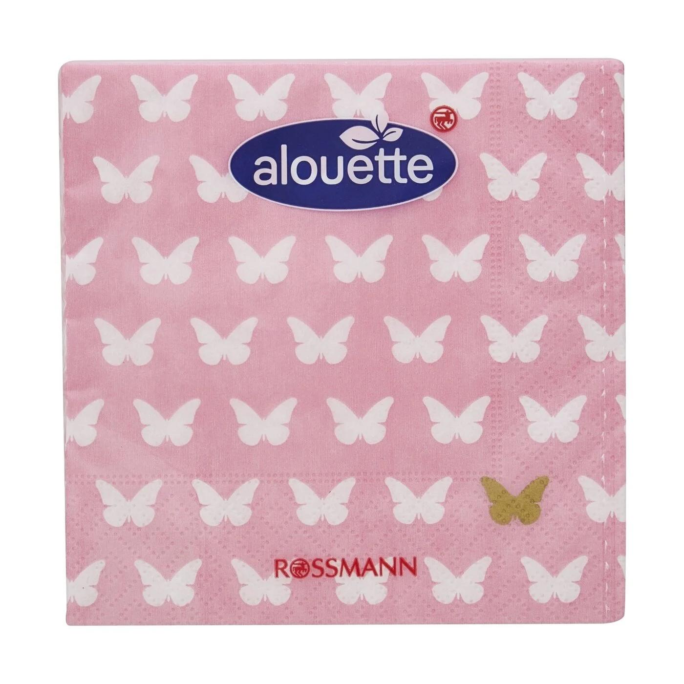 Alouette Spring Butterfly Cocktail Napkins 26cm 20-Pack