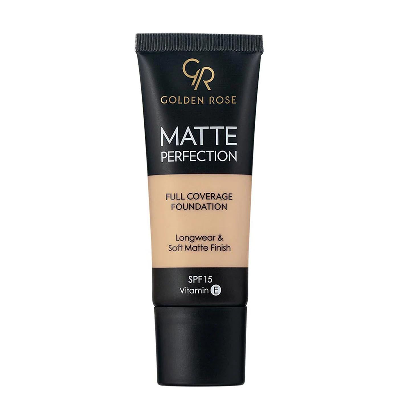 Golden Rose Matte Perfection Full Coverage Foundation 04 Natural 35ml
