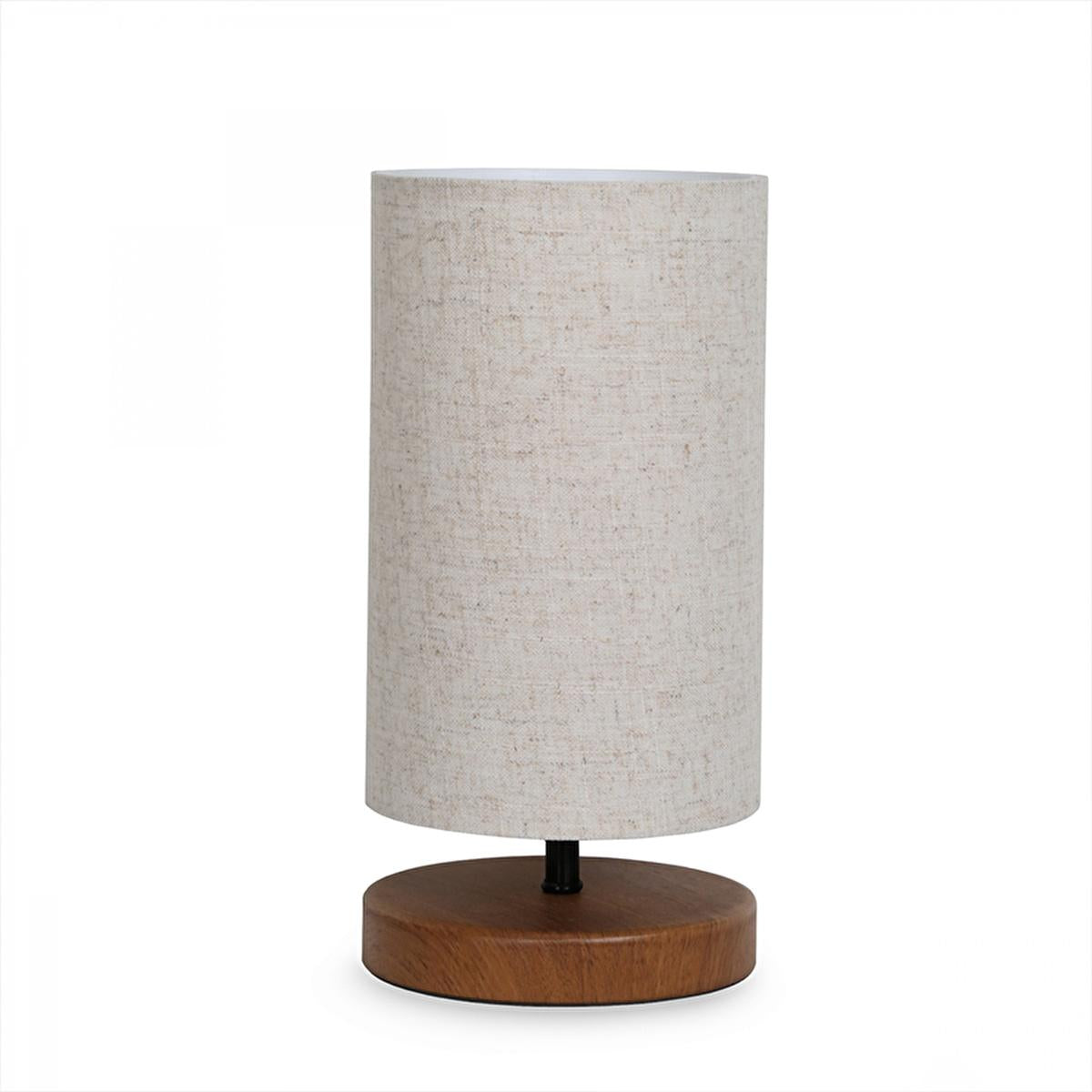 Homing Pu - Wooden Table Lamp with E14 Socket, Ambient Lighting for Home Decor