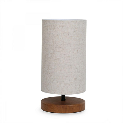 Homing Pu - Wooden Table Lamp with E14 Socket, Ambient Lighting for Home Decor