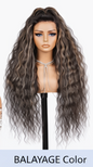 Brown Highlight 24' Transparent Luxurious Glueless HD Lace Frontal Body Wave Wig Closure Human Hair