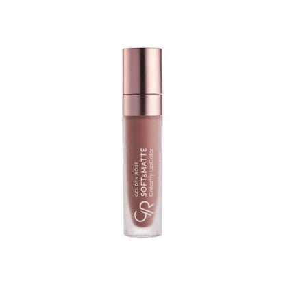Golden Rose Soft & Matte Creamy Lipstick: Long-Lasting, Moisturizing Lip Color with Jojoba & Avocado Oil for Intense Color & Comfortable Wear