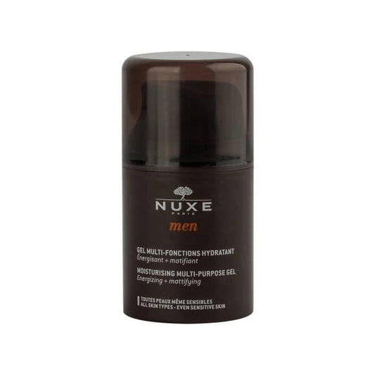 Nuxe Men Multi-Purpose Face Moisturizer Gel: Hydrating, Mattifying & Energizing Skincare for Men | Non-Greasy Formula for All Skin Types