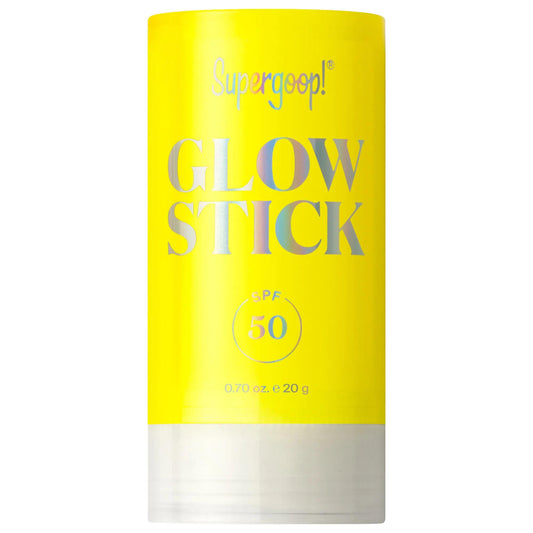 Glow Stick Sunscreen SPF 50 - Portable, Mess-Free Sun Protection with Glowy Finish
