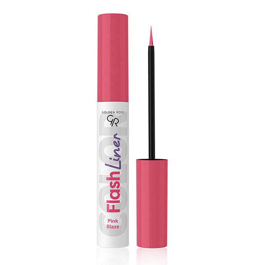 Golden Rose Flash Liner: #105 Pink Blaze - Long-Lasting, Vibrant Colored Eyeliner for Easy, Striking Eye Makeup