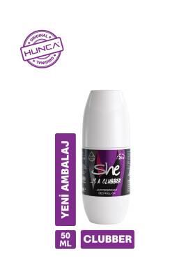 She Clubber Women's Roll-On Deodorant: Long-Lasting Fragrance & Sensitive Skin Protection - 1.69 fl oz