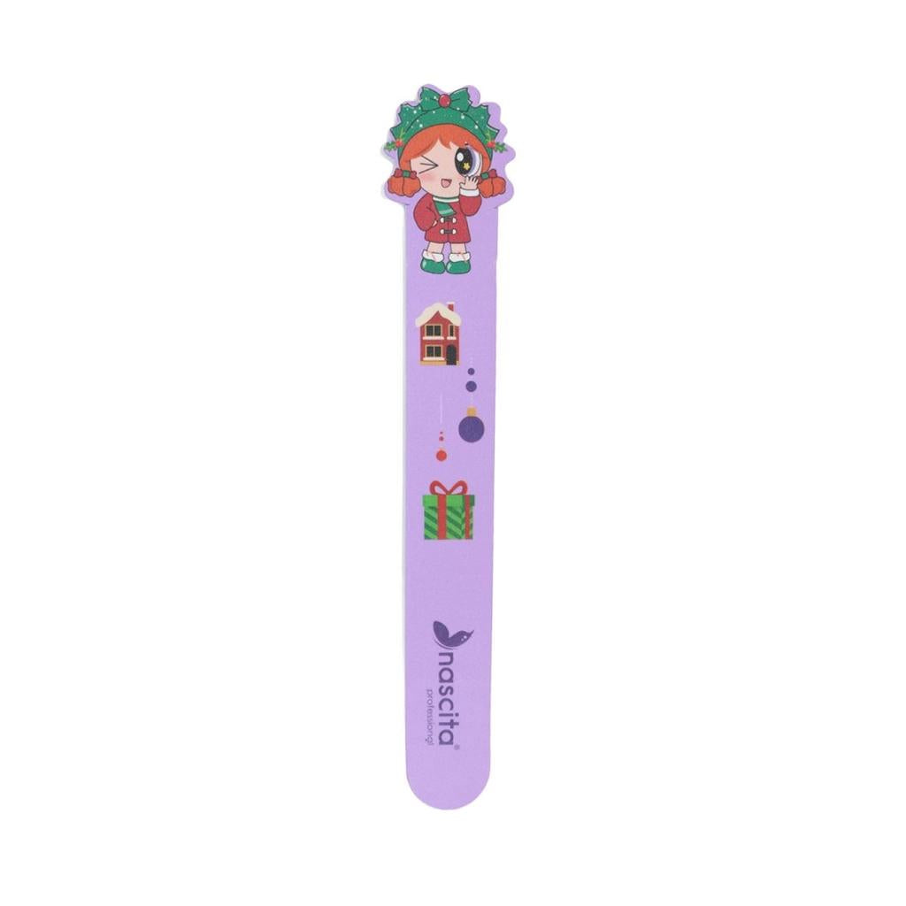 Nascita Pixy Pop Girls Paper Nail File Purple for Gentle Shaping