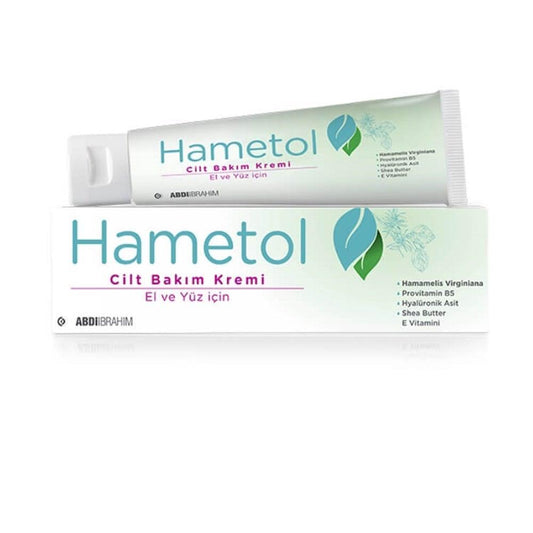 Hametol Moisturizing Cream for Sensitive Skin - Daily Skin Care with Hamamelis & Hyaluronic Acid