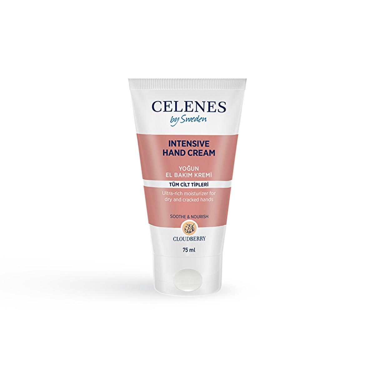 Celenes Cloudberry Hand Cream for Dry & Sensitive Skin - 2.54 fl oz, Natural & Paraben-Free Moisturizing Hand Cream