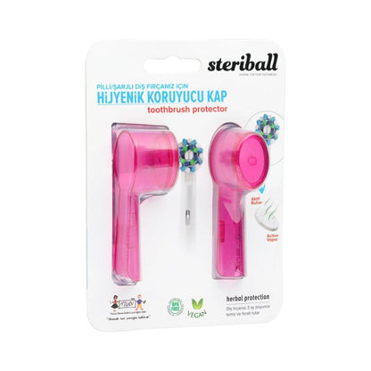 Steriball Electric Toothbrush Hygienic Protective Cover, Assorted