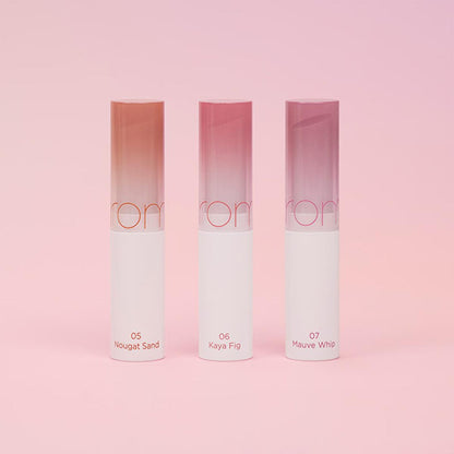 rom&nd Glasting Melting Balm Trio: Hydrating & Glossy Korean Lip Balm Set with Plant-Based Oils for Intense Moisturization