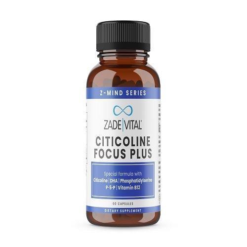 Zade Vital Citicoline Focus Plus Supplement 60 Capsules