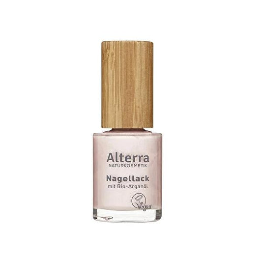 Alterra Natural Nail Polish No:06 Pearl - Vegan, Eco-Friendly Cosmetics with Organic Argan Oil