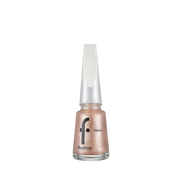 Flormar Pearly Nail Enamel - Fast Drying, 52 Color Options, Elegant Pearly Finish