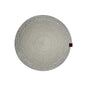 Luna Cucina Handmade Jute Decorative Plate - Washable, 12.6 Inch Diameter, Metallic Thread Embellishment for Elegant Table Setting