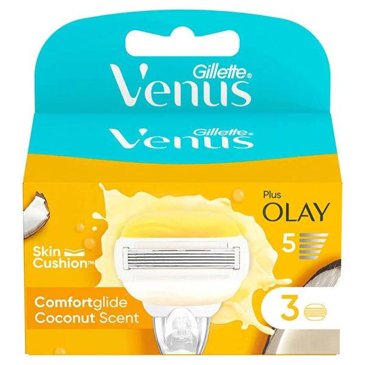 Gillette Women's Razor Refill Blades - Venus ComfortGlide Olay 5-Blade Moisturizing Shaving