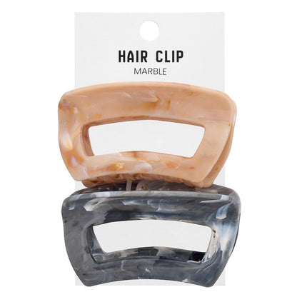 Eklips Marble Hair Clip Set of 2 Yellow & Black