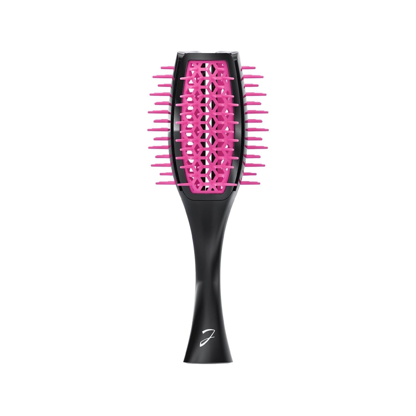 Janeke Tulip Brush Detangling Hair Brush Black Purple