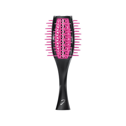 Janeke Tulip Brush Detangling Hair Brush Black Purple