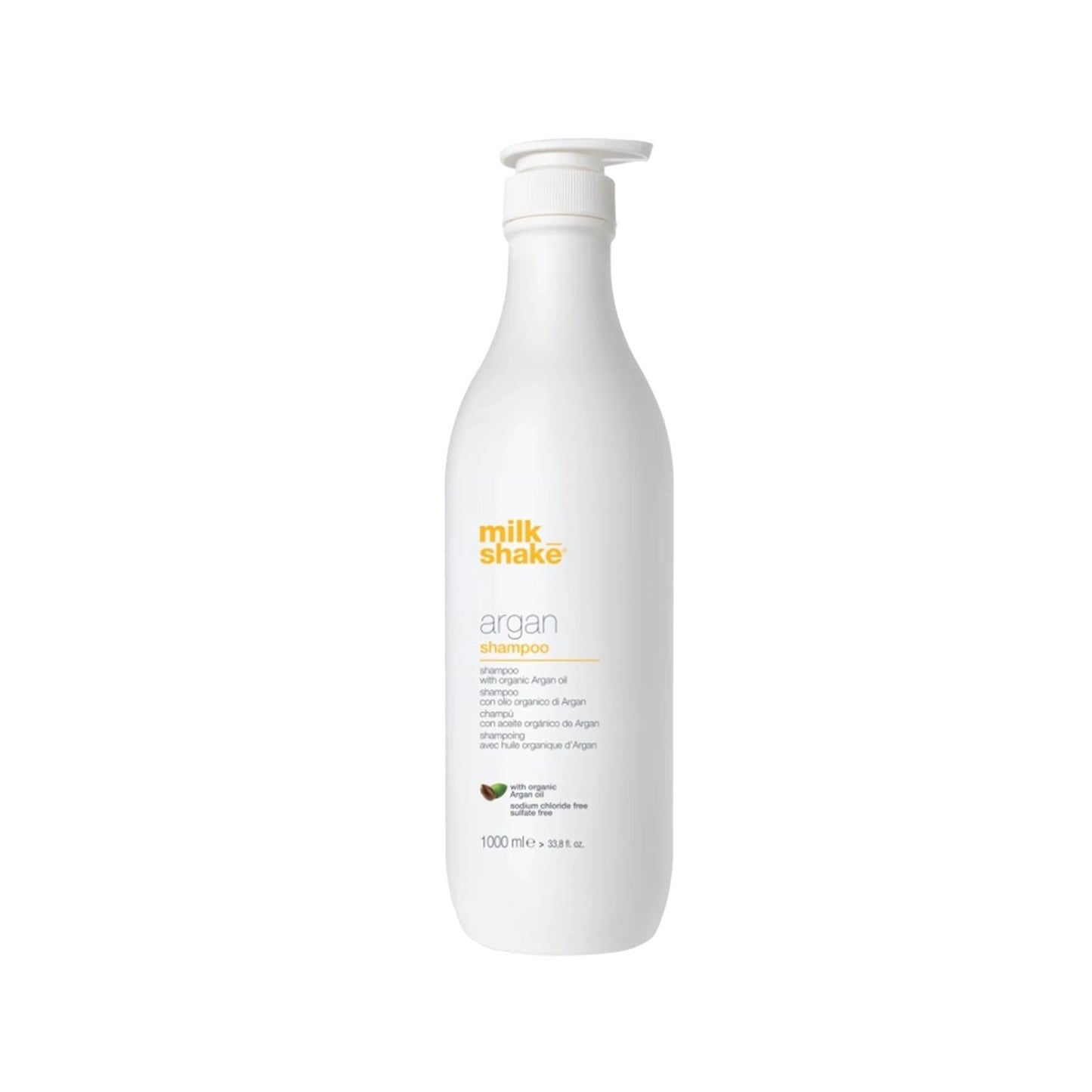 milk_shake Argan Oil Shampoo - Sulfate-Free, Organic, 1000ml for Nourished Hair
